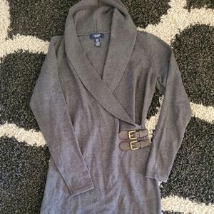 CHAPS Dress with Collar Shawl size M petite
